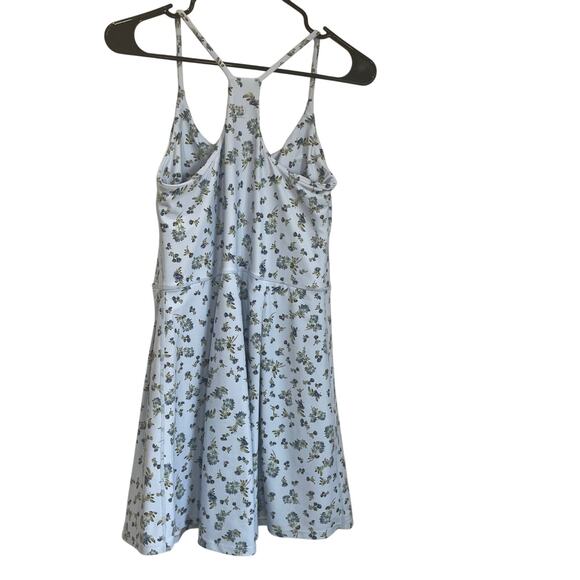 Sage Collective Floral Racerback Active Dress with Shorts Blue Size M - Picture 3 of 9